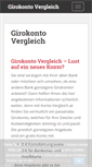 Mobile Screenshot of konto-vergleich.at